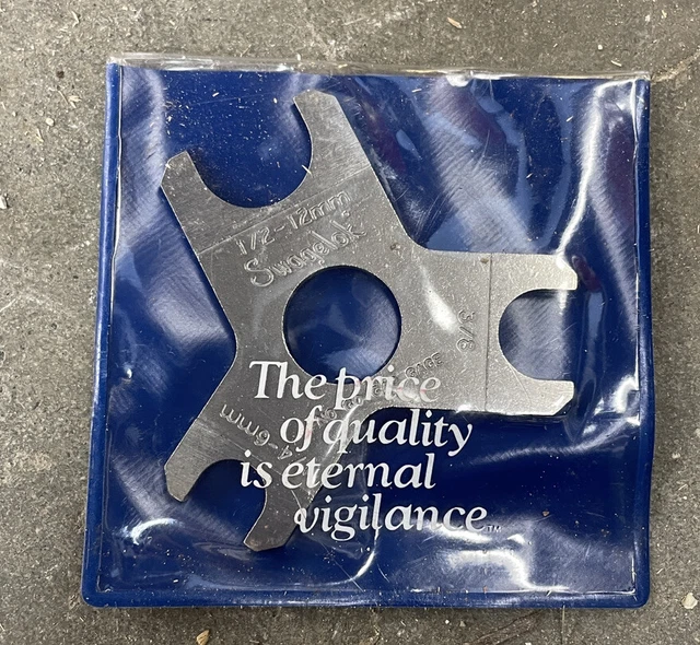 SWAGELOK MSIG468 GAP Inspection Gauge FNSP 1/4 in., 3/8 in., 1/2 in